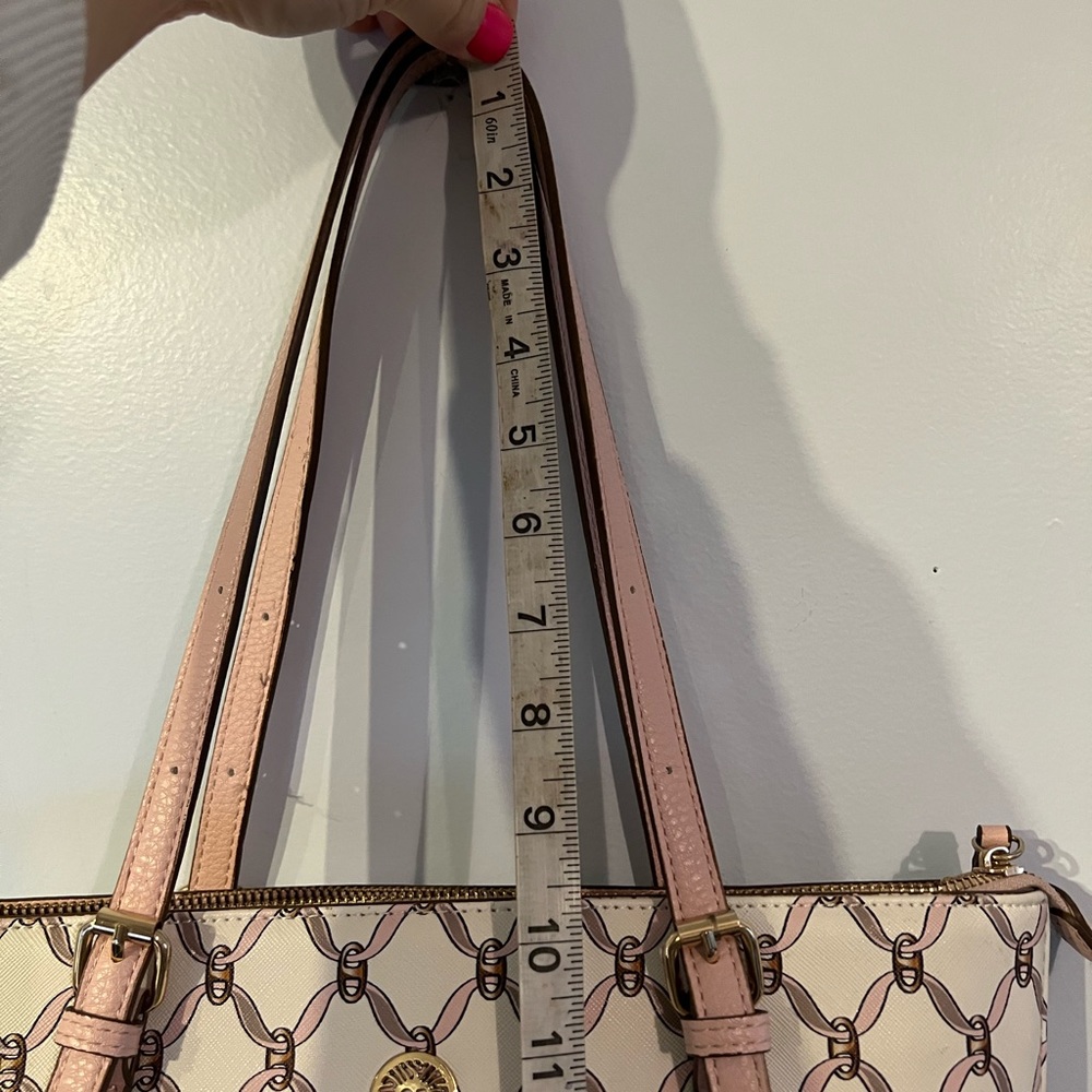 Anne Klein tote bag purse pink white gold clean - Picture 11 of 13